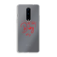 Not Your Baby: OnePlus 8 Transparant Hoesje