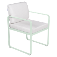Fermob Bellevie dining armchair tuinstoel Ice mint - Off-White