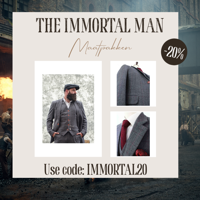 Maatpak Voor Heren | 3-delig Pak | Grijs/rood Plaid | Aberama Gold | Peaky Blinders | Peaky Blinders