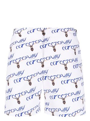 Orlebar Brown short de bain Bulldog James Bond - Blanc