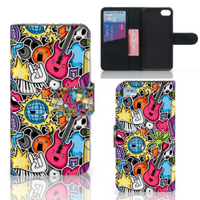 iPhone 7 | 8 | SE (2020) | SE (2022) Wallet Case met Pasjes Punk Rock