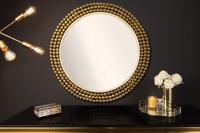 Ronde wandspiegel PEARLS 75cm goud metaal - 43821