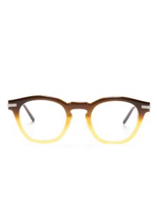 Oliver Peoples lunettes de soleil rondes à effet dégradé - Marron