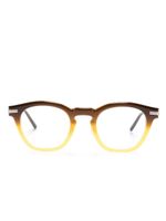 Oliver Peoples lunettes de soleil rondes à effet dégradé - Marron