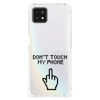 OPPO A53 5G | A73 5G Anti Shock Case Finger Don't Touch My Phone