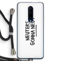 Neuters: OnePlus 7 Pro Transparant Hoesje met koord