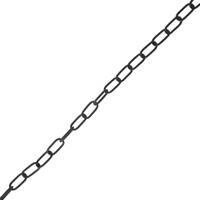 Sierketting zw gelakt 15x2 p/m - Deltafix