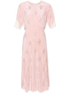 Zadig&Voltaire robe Jozy à coupe mi-longue - Rose