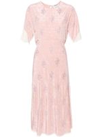 Zadig&Voltaire robe Jozy à coupe mi-longue - Rose