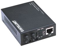 Intellinet 506519 netwerk media converter 100 Mbit/s 1310 nm Multimode Zwart - thumbnail