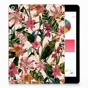 Apple iPad 9.7 2018 | 2017 Siliconen Hoesje Flowers