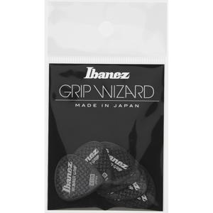 Ibanez PPA16MRGBK Grip Wizard Rubber Grip plectrumset 6-pack medium zwart