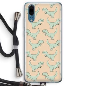 Dinos: Huawei P20 Transparant Hoesje met koord