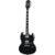 Epiphone SG Prophecy Aged Jet Black Metallic elektrische gitaar met premium gigbag