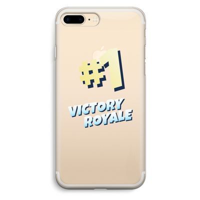 Victory Royale: iPhone 7 Plus Transparant Hoesje