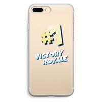 Victory Royale: iPhone 7 Plus Transparant Hoesje