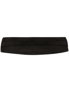 Giorgio Armani ceinture à design superposé - Noir
