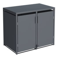 Container berging staal Holten voetpedaal 2 containers