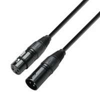 adam hall K3DMF0050 audio kabel 0,5 m XLR (3-pin) Zwart - thumbnail