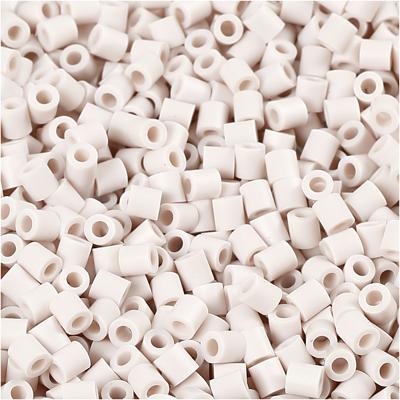 NABBI Foto kralen, afm 5x5 mm, gatgrootte 2,5 mm, medium, lichtgrijs (10), 6000 stuk/ 1 doos