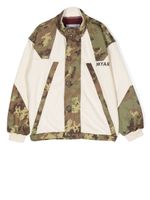 MYAR KIDS veste à imprimé camouflage - Tons neutres