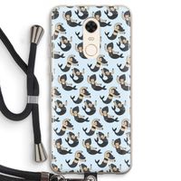 Zeemeermin: Xiaomi Redmi 5 Transparant Hoesje met koord