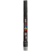 Uni-Posca Posca marker, afm pcf350, lijndikte 1-10 mm, kwast, zwart, 1 stuk