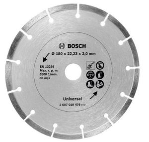 Bosch Accessoires Diamantdoorslijpschijf voor bouwmaterialen, 180 mm Ø - 2607019476