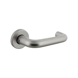 Intersteel Deurkruk Rond met rond rozet ¸50x7 mm aluminium