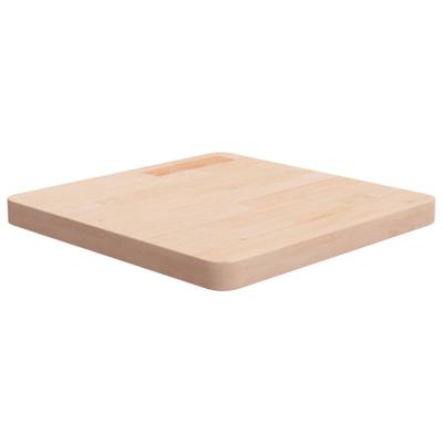 Tafelblad vierkant 50x50x4 cm onbehandeld massief eikenhout