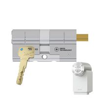 Nuki adapter - universele adapter voor montage van Nuki Smart Lock op M&C cilinders met M&C Move cilinder - compatibel met Nuki Smart Lock cilinderslot SKG3 - 3D kopieerbeveiliging & bewegend element