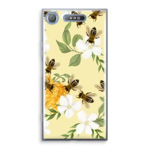 No flowers without bees: Sony Xperia XZ1 Transparant Hoesje