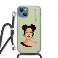 Pop-Art Creator: iPhone 13 mini Transparant Hoesje met koord