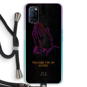 Praying For My Haters: Oppo A52 Transparant Hoesje met koord