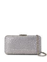 Schutz pochette à ornements en cristal - Argent