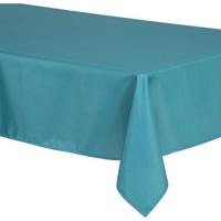 Atmosphera Tafelkleed - 240 x 140 cm - petrol blauw - Eettafel tafellakens - polyester Atmosphera Tafelkleed - 240 x 140 cm - petrol blauw - Eettafel tafellakens - polyester