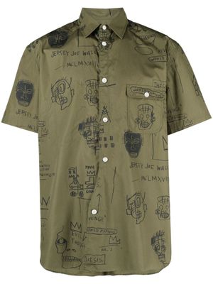 Junya Watanabe MAN chemise imprimée à manches courtes - Vert