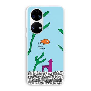 Aquarium: Huawei P50 Transparant Hoesje