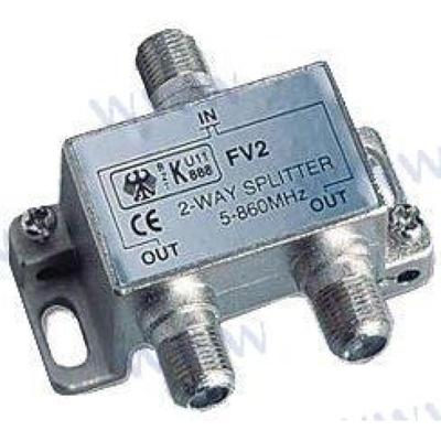 ANTENAS VHF Y TV GLOV9147 - V9113 - 2 WAY SPLITTER - PARA V9125/V9