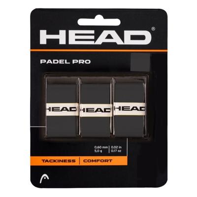 Head Padel Pro 3 Pack Racketsport Overgrip Black 3 Pack