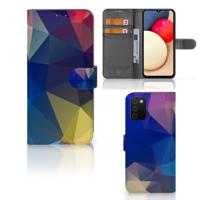 Samsung Galaxy A03s | Book Case | Polygon Dark