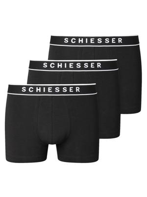 Schiesser - 95-5 - Shorts - 3 pack - zwart, Maat:XL
