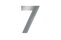 Metafranc Huisnummer 7 A2 120Mm - WU0424067