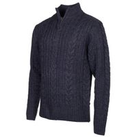 Marcel sweater knit half zip heren donkerblauw maat XXL