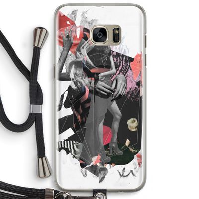 Dissimulation du réel: Samsung Galaxy S7 Edge Transparant Hoesje met koord