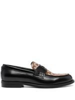 GCDS mocassins Wirdo à motif monogrammé - Noir