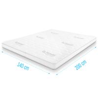 Topdekmatras koudschuim Tencel Deluxe 140x200 dikte 11 cm
