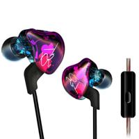 KZ ZST 1.2m 3.5mm Hanging Ear In-Ear Style Wire Control Earphone For iPhone iPad Galaxy Huawei Xiaomi LG HTC and Other Smart Mobile Phones