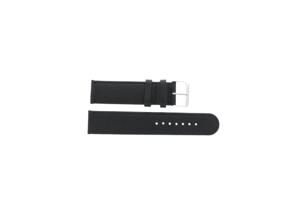 Horlogeband Universeel G113Z Leder Zwart 20mm