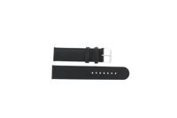 Horlogeband Universeel G113Z Leder Zwart 20mm